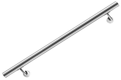 100cm 304 Stainless Steel Handrail for Stairs, Wall Mounted Stair Railing for Outdoor Indoor