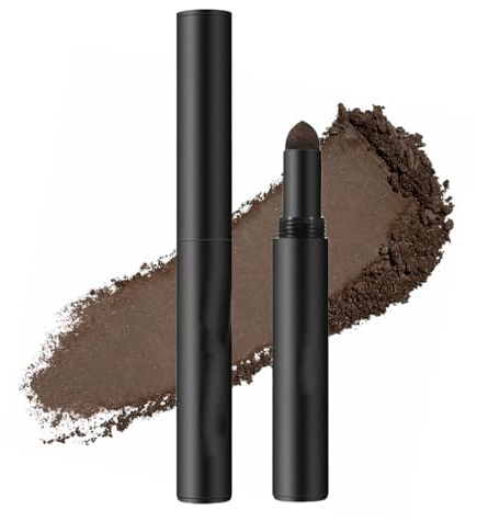 Tomedeks Hair Powder,Hairline Powder,Quickly Cover Hairline Waterproof and Sweatproof Hairline Cover for Thinning Hair,Grey Hair Cover up Temporary,Root Cover up Powder(Dark Brown)