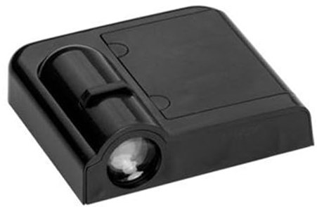 Fafeicy Luces de LED de la Puerta del Automóvil Logotipo de la Marca de Automóvil Auto Adhesivo Luces de Bienvenida con Alojamiento de ABS para Instalación No Destructiva (Tipo 1)