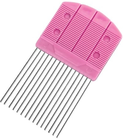 Cabilock Pettine per Quilling di Carta Grande Portatile Rosa, Strumento per Arrotolare e Lavorare a Maglia Carta, Utensile Flessibile e Resistente per Artigianato Creativo