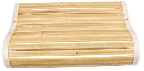 NihaoWXM Sauna Kopfstütze Holz 1pc Sauna Kopfstütze Bambus Kissen 27x40cm Hohl Neck Rest Bad Weichen Komfort