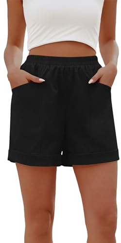 Rapbin Ladies Shorts UK 2026 Summer Fashion Cute Cotton Shorts for Women
