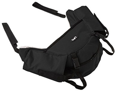 Tough 1 English Nylon Saddle Bag Black