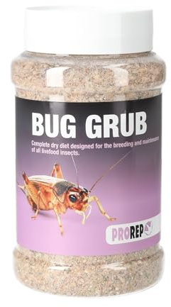 ProRep Live Food Bug Grub 300g Jar | Health Care for Reptiles & Amphibians | Bug Food & Nutrition