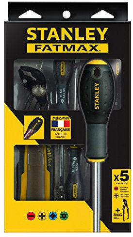 Stanley FMHT0-62639 - Juego 7 Pîezas Plana/Phillips/Alicate pico de loro