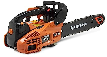 Tronçonneuse élagueuse thermique 25,4 cm³ - guide 30 cm - 2 chaînes - CHESTER