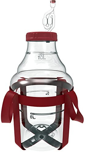 Bonbonne en plastique avec croisillons 10L – Dame-jeanne en plastique | Le ballon | Seau Fermentation