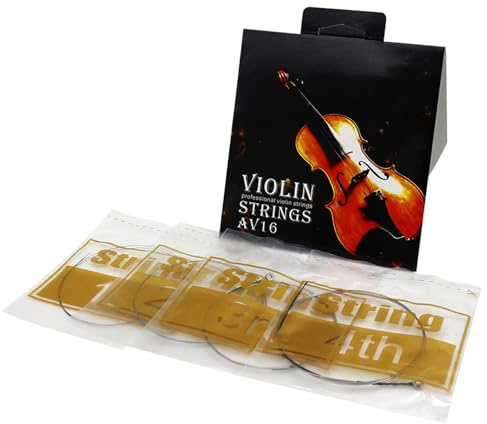 EMUKOEP 4 St Universella Violinsträngar Uniform Tension Stålsträngar Professionella Violinersättningstillbehör