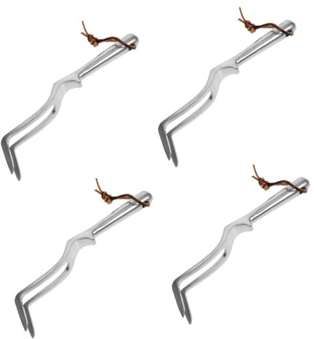 Hemobllo 4 Pièces Outils De Jardin Mini Râteau Râteaux Cultivateur De Jardin Petit Râteau De Jardin Outil De Jardin Râteau à Main Outils De Jardinage D'aluminium De Magnésium