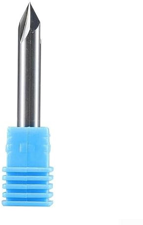 Zeroupshop Fraise à chanfreiner à chanfreiner en carbure de tungstène 6 mm 60 degrés pour chanfreiner les débris lors d'une chute plus pratique