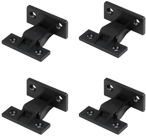 Lot de 4 paires de clips cachés pour panneaux de baignoire, armoires de cuisine, armoire, lit, table