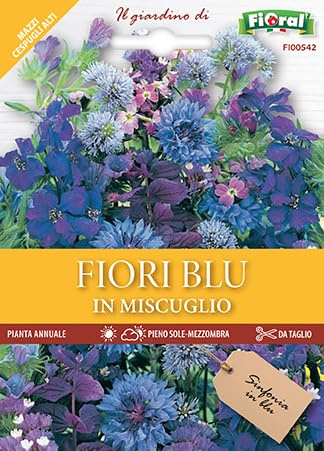 Semi Miscuglio di Fiori Blu, Fioritura Abbondante, Mazzi di Fiore Blu blue flower seeds