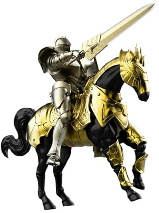 Riddarens actionfigur krävs montering, multiartikulerad, | Utställning Riddare För Nattbord Bokhylla Skrivbord Display Display Vardagsrum Studio Uf