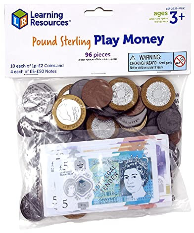 Learning Resources LSP2629-MUK Englisches Spielzeuggeld