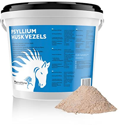 PharmaHorse Psyllium | Fonction intestinal du Cheval | pour Chevaux Qui vivent dans Un Environnement avec du Sable | sans sucres ajoutés et sans éléments dopants | 1000 grammes