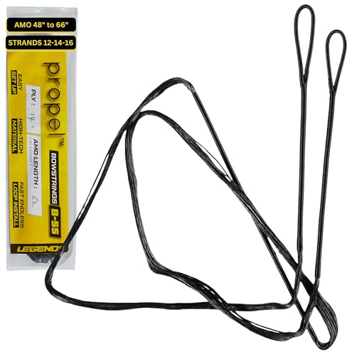 Legend Recurve Bow String - Dacron Bow String Replacement - Traditional Bowstrings - Recurve Bow Archery Accessories - Archery Equipment for Recurve Bows - Bowstring AMO 60 inch - 14 Strands