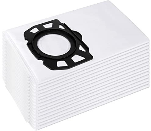 Rebirthcare 15 stück staubsaugerbeutel für kärcher 2.863-006.0 vliesfilterbeutel 487 ersatzbeutel wd4 wd5 wd6 wd5p wd6p premium mv4 mv5 mv6 beutel filtertüten nass & trockensauger staubbeutel bags