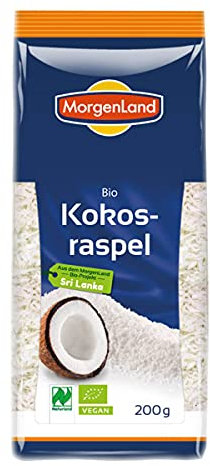 MorgenLand - Kokosraspel - 200 g - 6er Pack