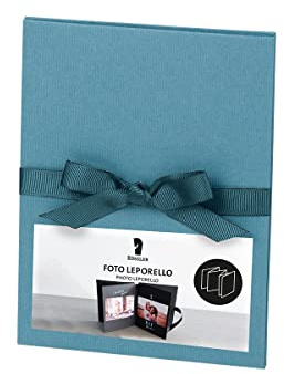 Rössler - Leporello fotoalbum 150 x 190 mm denim | Dra harmonika-fotoalbum för att sätta in bilder, minnen och personliga ögonblick