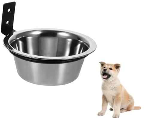 Balacoo Elevated Dog Bowl: Wall Mounted Stainless Steel Dog Food and Water Bowl - Raised Cat Feeder for Pet Comfort Feeding - Feeder Replacemen