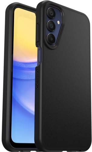 Cover per Samsung Galaxy A15/A15 5G OtterBox React Series, resistente a shock e cadute fino, cover ultrasottile, testata a norme MIL-STD 810G, Nero