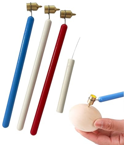 Påskägg Dekorationspennor - Flytande Pigment Applicator Set, Tre Storlekar Metallbits, Precise Touch Paint Verktyg, Pysanky Äggfärgningssats, Set