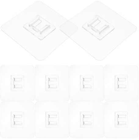 RUNROTOO 30pcs No Drill Adhesive Furniture Wall Anchors for Proofing Straps, Acrylic Material, Quick and Easy Setup, Enhanced Stability to Prevent Furniture Tip in Home Safety