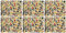 Portmeirion Home & Gifts Pimpernel Dancing Branches Placemats, Set of 6,30.5 x 23cm