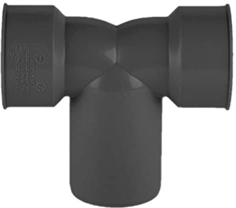 HT Rohr Abwasserrohr Abflussrohr Bogen Muffe Abzweig Stopfen > Ausführung und Größe einfach selber auswählen >>> Doppelanschlussbogen 50/DN 50/50