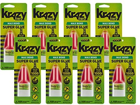Krazy Glue, Maximum Bond, Extended Precision Tip, 2g, 8 Count