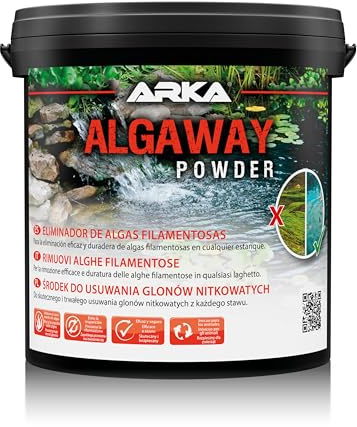 Thread Algae Remover Garden Pond 5 kg - Algaway Powder Algae Remover | for garden ponds, koi ponds and ornamental ponds, powder against thread algae, algae remover, clear pond water, easy dosing