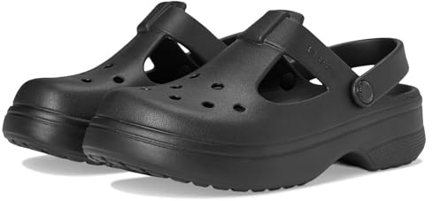 Crocs Unisex Kids Clog,Classic Mary Jane Clog K,Black,11 UK Child