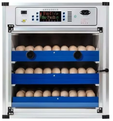 JBKNAN Incubatrice Automatica per Uova con WiFi,204 Uova Controllo Automatico della Temperatura E Dell'umidità E Rotazione delle Uova per Aziende Agricole/Uso Domestico/Vendita al Dettaglio/scuole