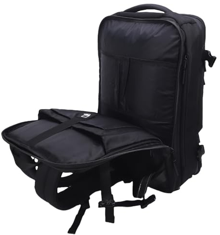SEAFRONT 56L Expanderbar Luftryggsäck Laptop Airlines Godkänd Daypack Rymdbesparande Väskor med Pumpvattentät Bärryggsäck