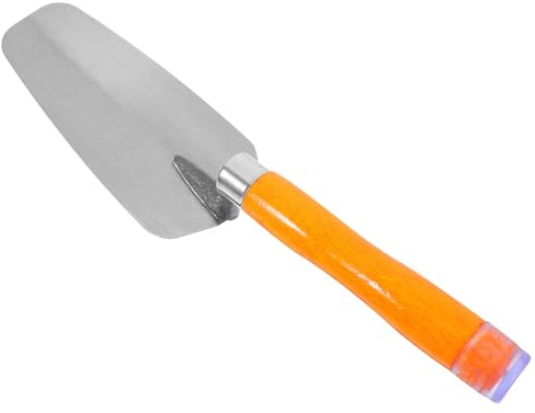 Vaguelly Llana de Acero Inoxidable para Enlucir Paredes y Alicatado, Tamaño Mediano con Mango Ergonómico de Goma, Paleta Multiuso para Albañilería y Acabado Profesional en Interior