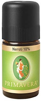 PRIMAVERA Ätherisches Öl Neroli 10% 5 ml - Aromaöl, Duftöl, Aromatherapie - stimmungshebend, beruhigend, stärkend - vegan