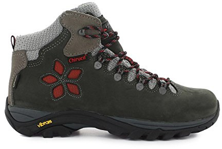 Chiruca 372436 Mujer Botas de montaña, Gris/Rojo, 36 EU