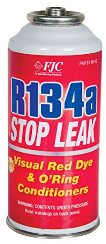 FJC Klima Dichtmittel Leckstop 9140 A/C Stop Leak Detector R134a Visual Red Dye