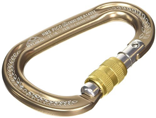 Stubai HMS Pico Carabine d'escalade Mixte Adulte, Bronze, Size 21