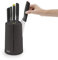 Joseph Joseph Elevate Knives 5 piece Carousel Set with rotating knife block, Japanese Stainless Steel - Multicolor