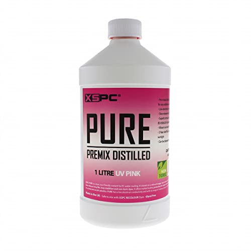 XSPC Pure Coolant, 1 Liter - pink, UV