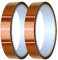 DAOKAI 2 Rotoli 20mm x 28m(90ft) Nastro Ad Alta Temperatura in Poliimmide Resistente Al Calore Per Mascheratura/Saldatura - Nastro Termico Kapton