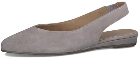 Tamaris Bailarinas con Tiras para Mujer, Marrón Topo, 7 UK