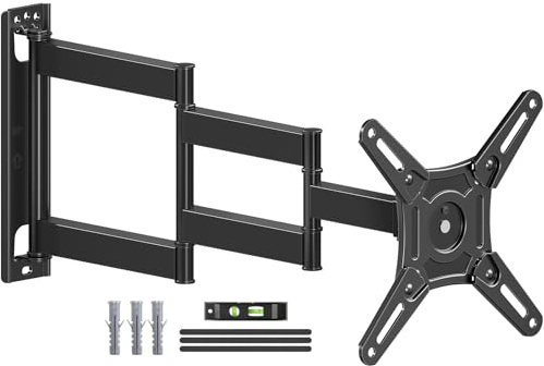 MOUNTUP TV Wall Bracket with 550 mm Long Arm for 14–42 Inch TVs & Monitors | Full Motion Corner TV Mount with Rotation Tilt Swivel Extension for LED, LCD, OLED TVs, Holds Up to 20 kg, Max VESA 200x200mm