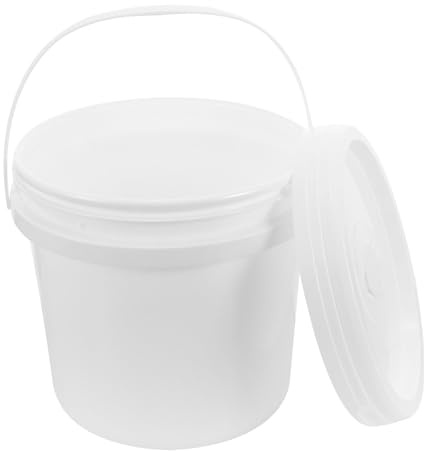 TOVINANNA Dispenser per Salviette Portatile 5L Coperchio Resistente e Maniglia Secchio Rotondo per Salviette da Bagno e Auto Contenitore Compatto per Pannolini e Uso Domestico