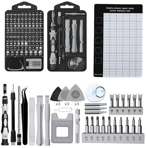 138 in 1 Precision Screwdriver Set, Professional Mini Magnetic Repair Tool Kit with Portable Case for Electronics, Smartphone, Computer, Laptop, Watch, PS5, PC, Camera & DIY Projects