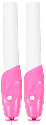 SHINEOFI Juego de 2 Bolígrafos de Quilling Eléctricos Portátiles de Pp, Compactos para Manualidades de Papel, Herramienta Adecuado para DIY y Enrollar Papel