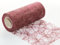 25 m x 20 cm Sizoweb® Vlies Original Tischband Tischläufer Bordeaux weinrot dunkelrot für Hochzeit, Weihnachten ...