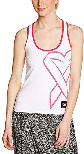 Zumba Fitness Groove for The Cure T-Shirt Racerback Femme Wear It Out White FR : S (Taille Fabricant : S)