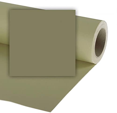 Fondale fotografico in carta Verde militare 2.72mx11m per studio fotografico con anima di cartone verde oliva Leaf
